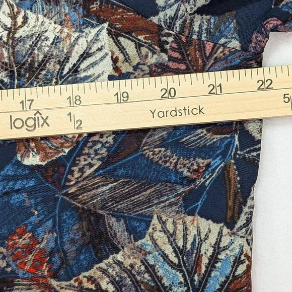 Christopher & Banks Tunic Womens L Paisley Forest Core Boho‎ Vintage Academia - Picture 5 of 11